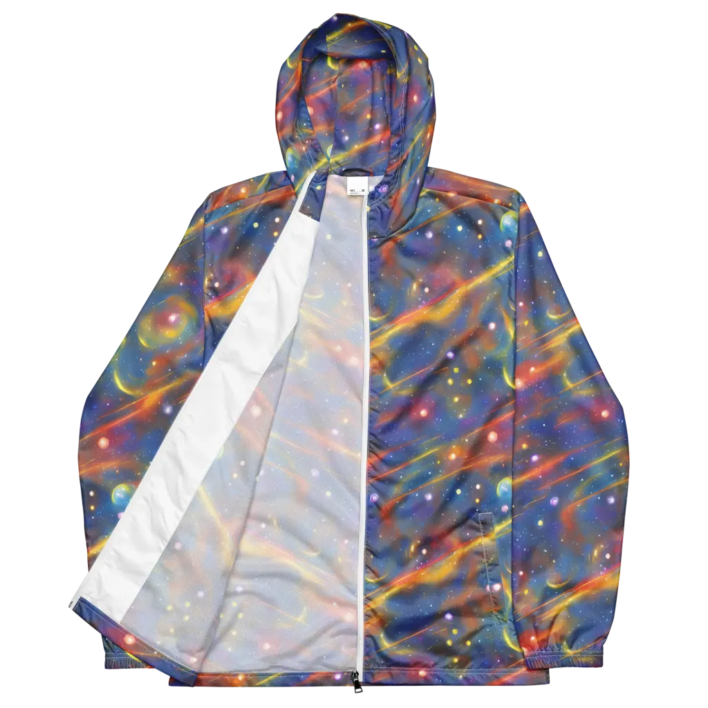 Astral Aurora on Men's Windbreaker — Front