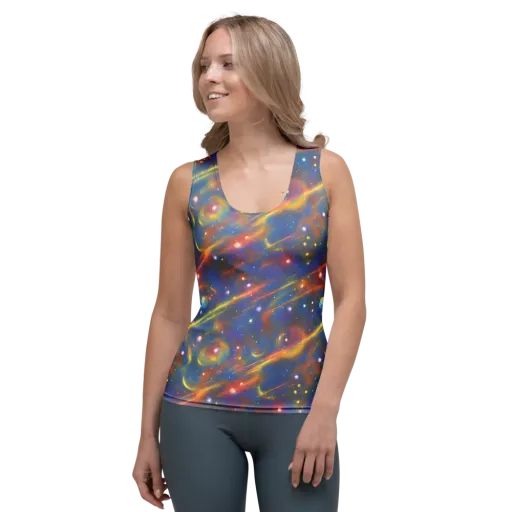 Astral Aurora on a Women's Tank Top