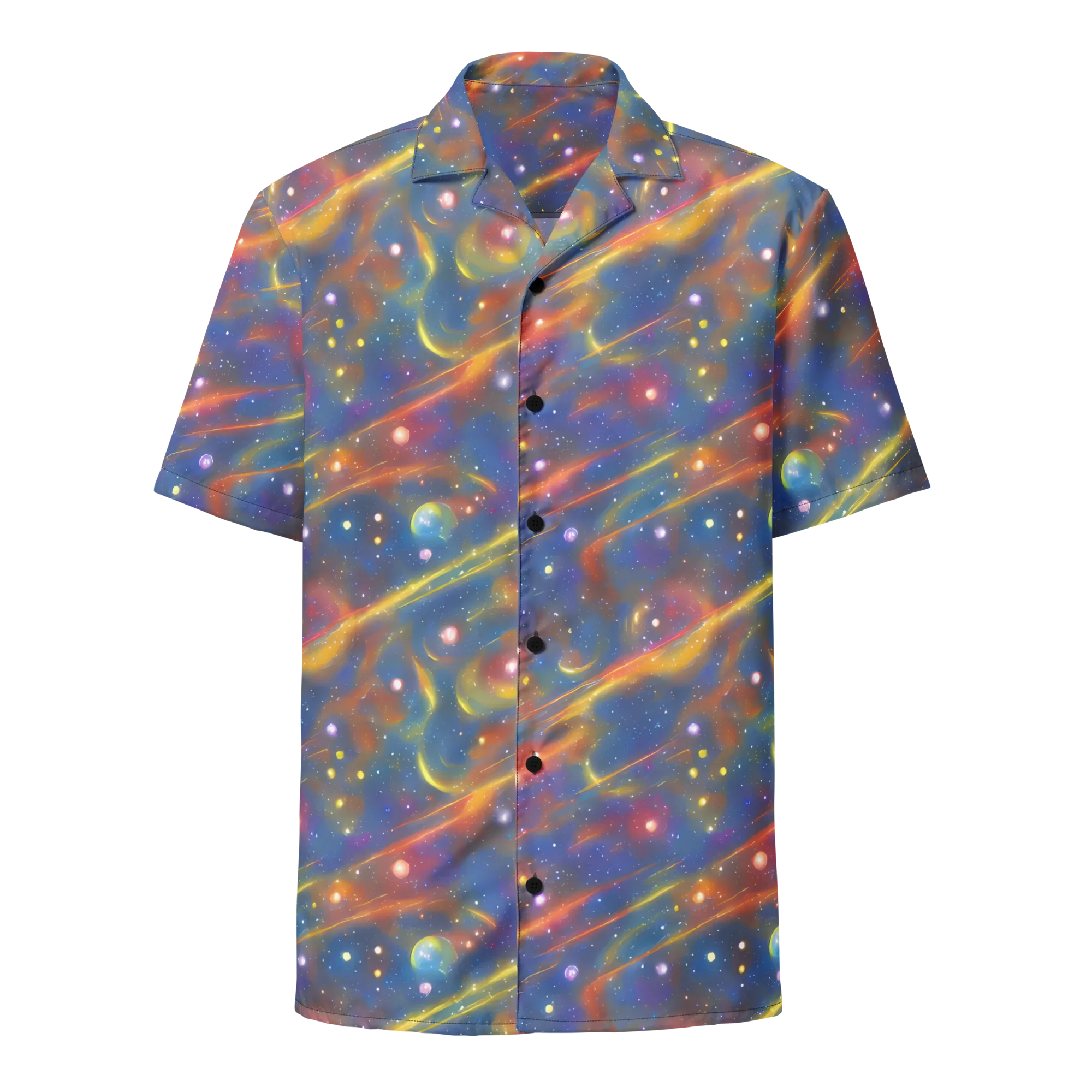 Astral Aurora on Button Shirt — Front