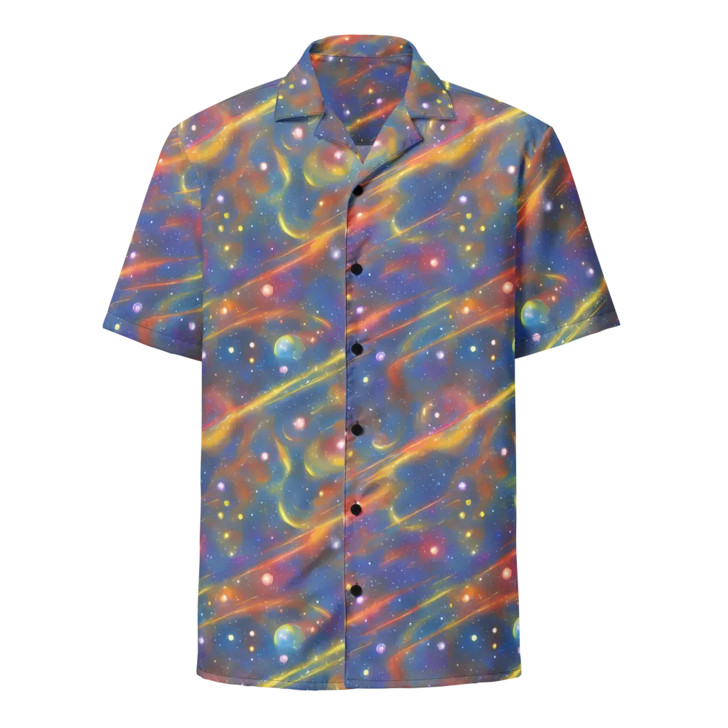Astral Aurora on Button Shirt — Front