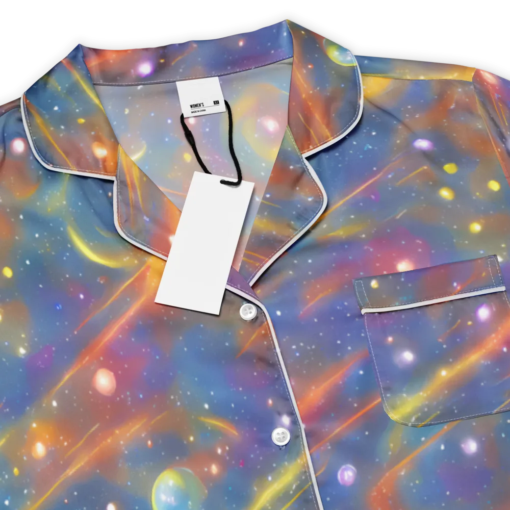 Astral Aurora on Women's Short Sleeve Pajama Top — Product details