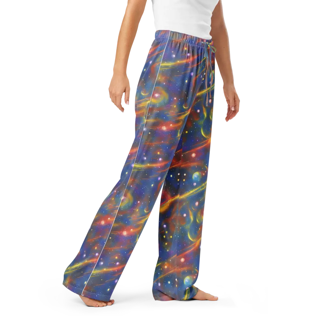 Astral Aurora on Women's Pajama Pants — Right Front