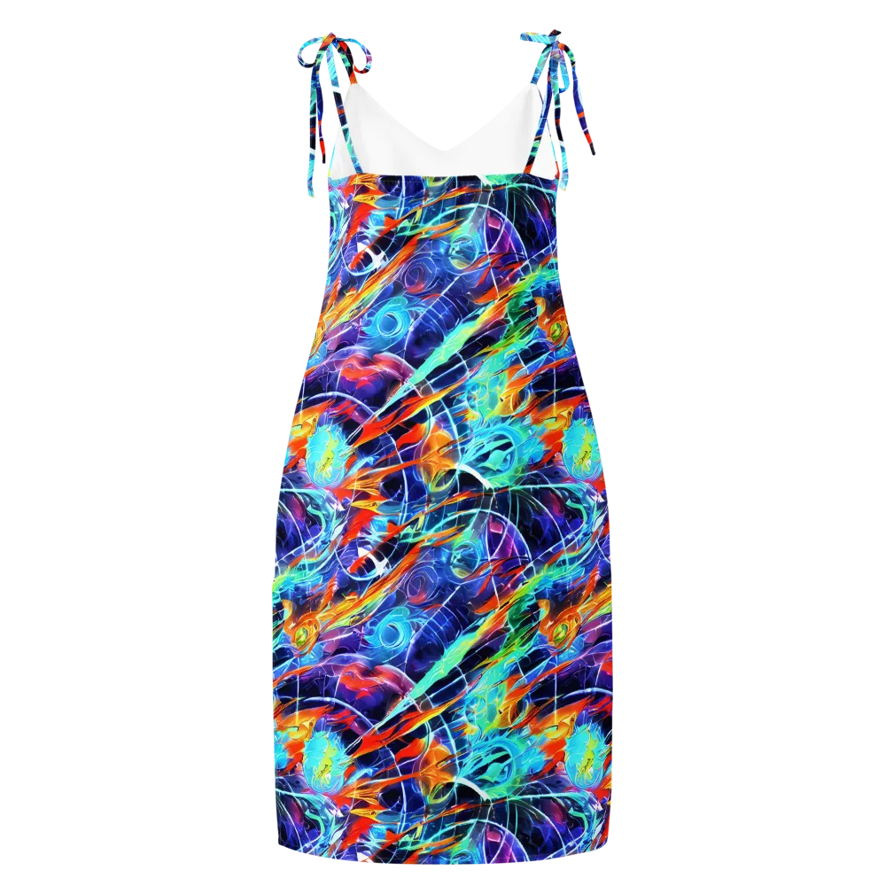 Stellar Crossfire on Slip Dress — Back