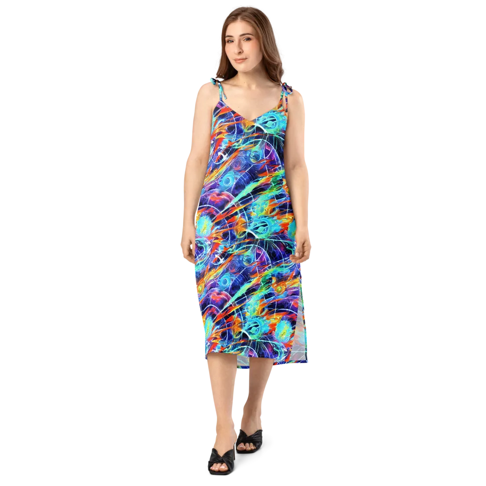 Stellar Crossfire on Slip Dress — Front