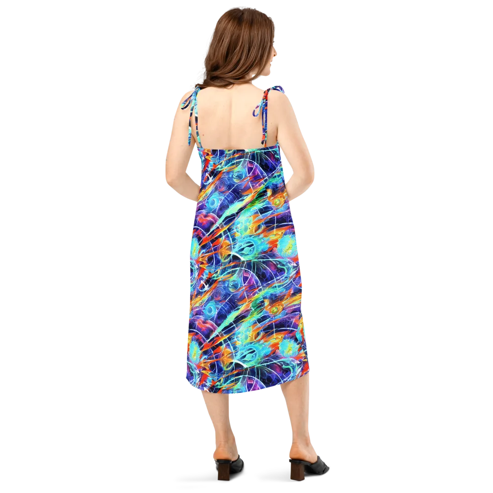 Stellar Crossfire on Slip Dress — Back