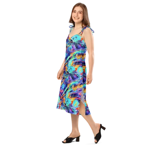 Stellar Crossfire on a Slip Dress