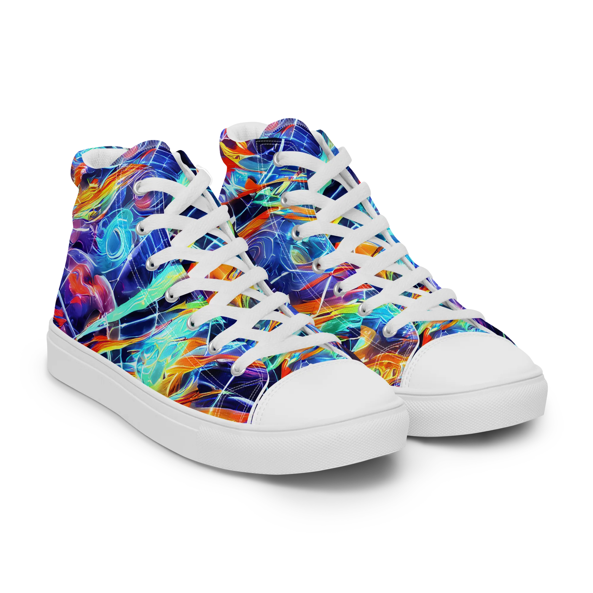 Stellar Crossfire on Men's High Top Canvas Shoes — Right Front