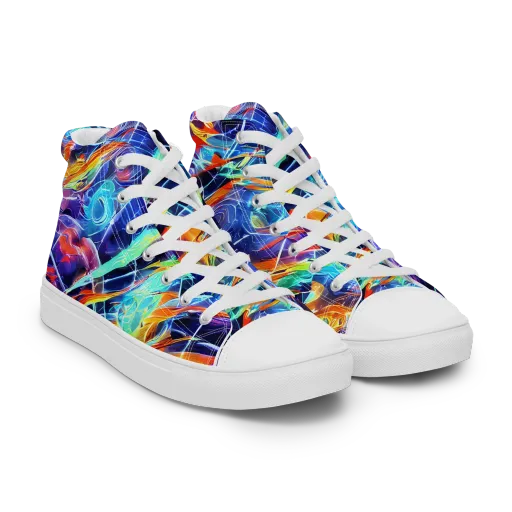 Stellar Crossfire on a Men's High Top Canvas Shoes