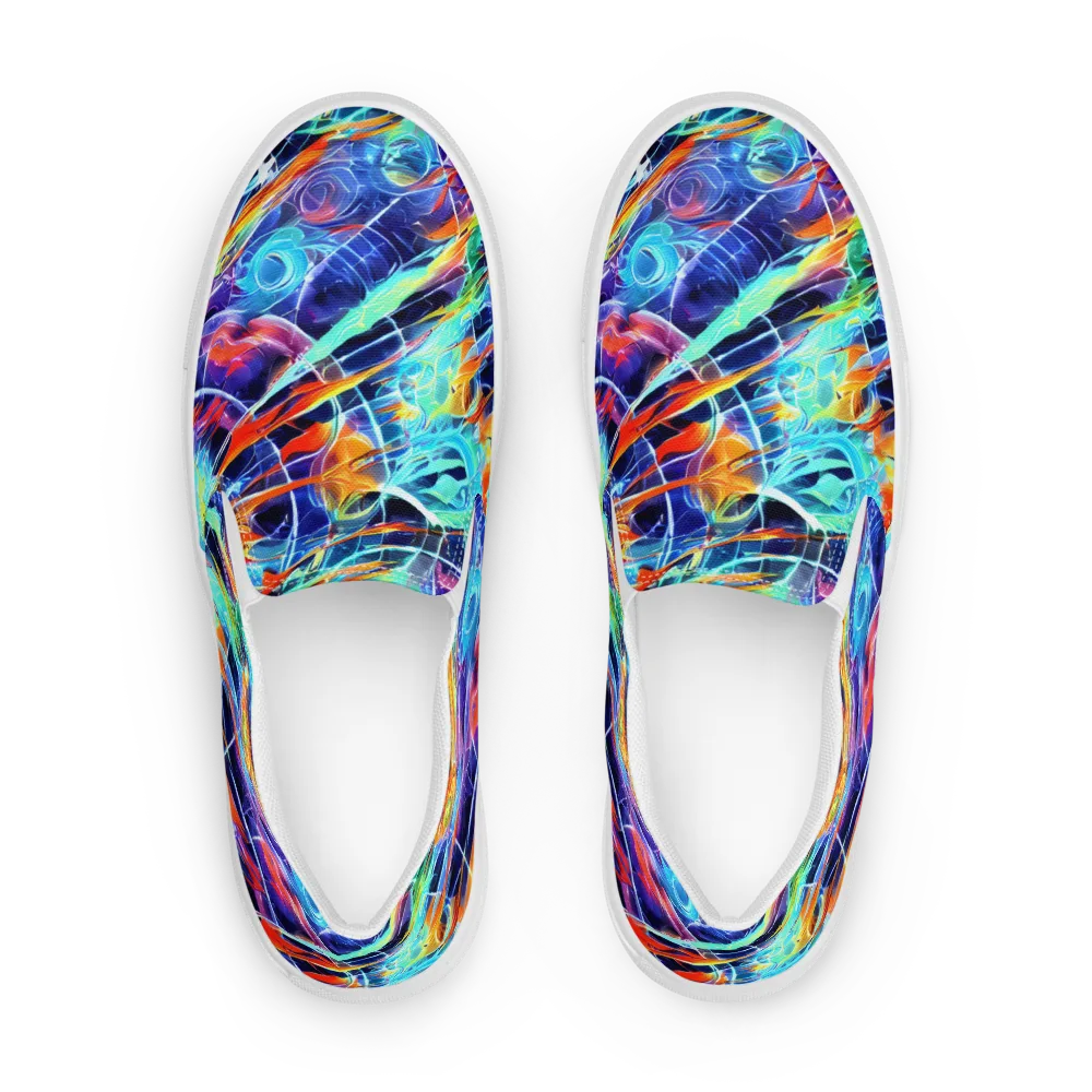 Stellar Crossfire on Men's Slip-On Canvas Shoes — Front