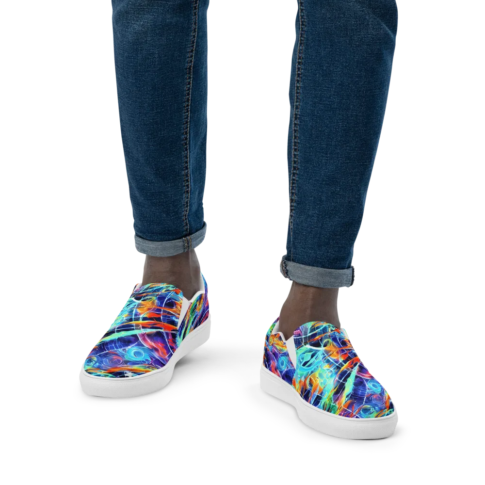 Stellar Crossfire on Men's Slip-On Canvas Shoes — Front