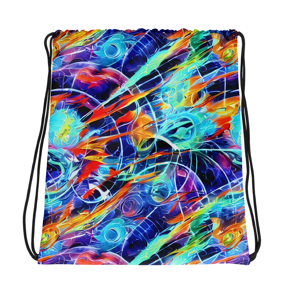 Stellar Crossfire on Drawstring Bag — Photo