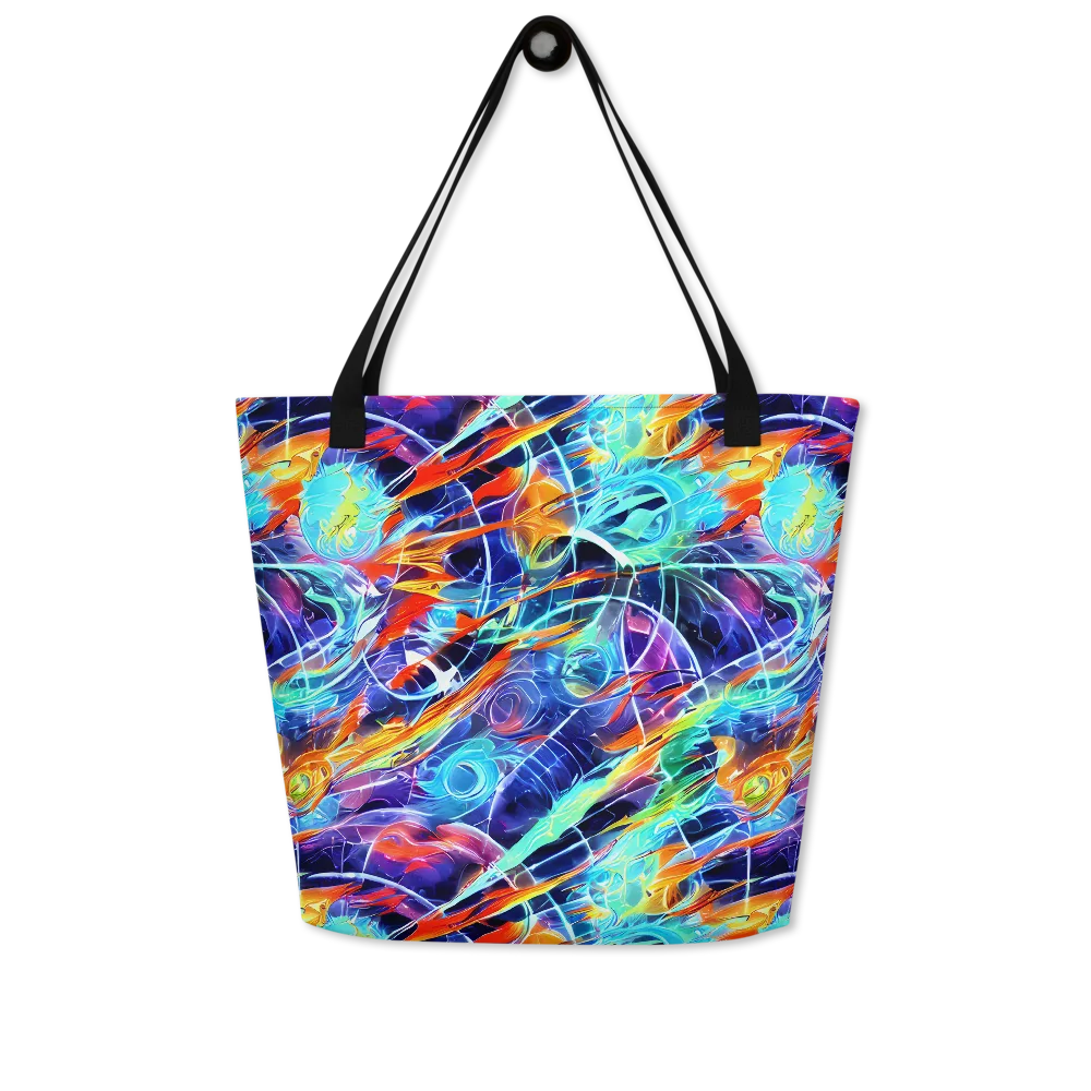 Stellar Crossfire on Large Tote Bag W/ Pocket — Front