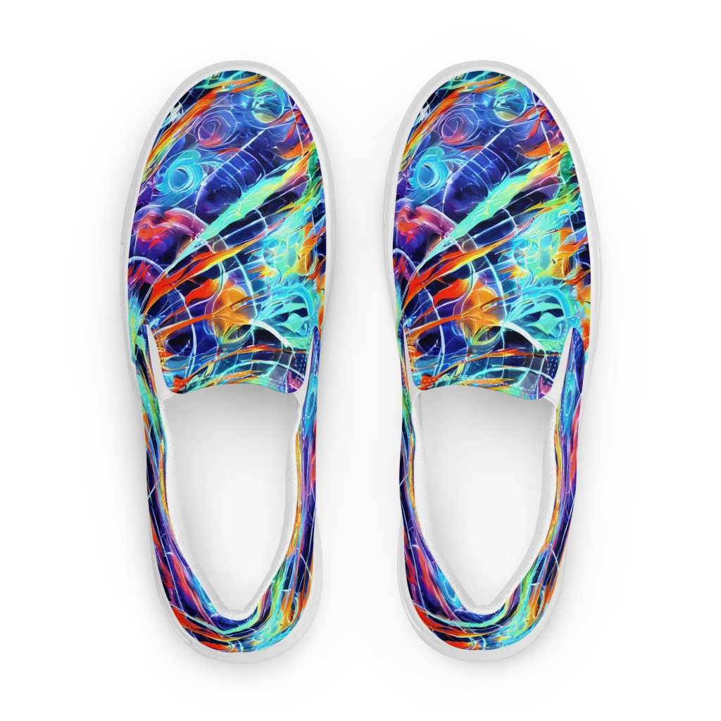 Stellar Crossfire on Women's Slip-On Canvas Shoes — Front
