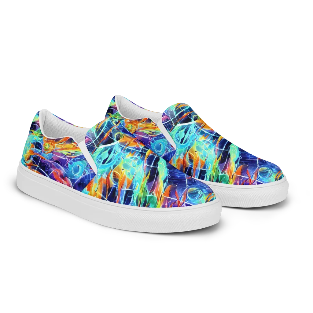 Stellar Crossfire on Women's Slip-On Canvas Shoes — Right Front