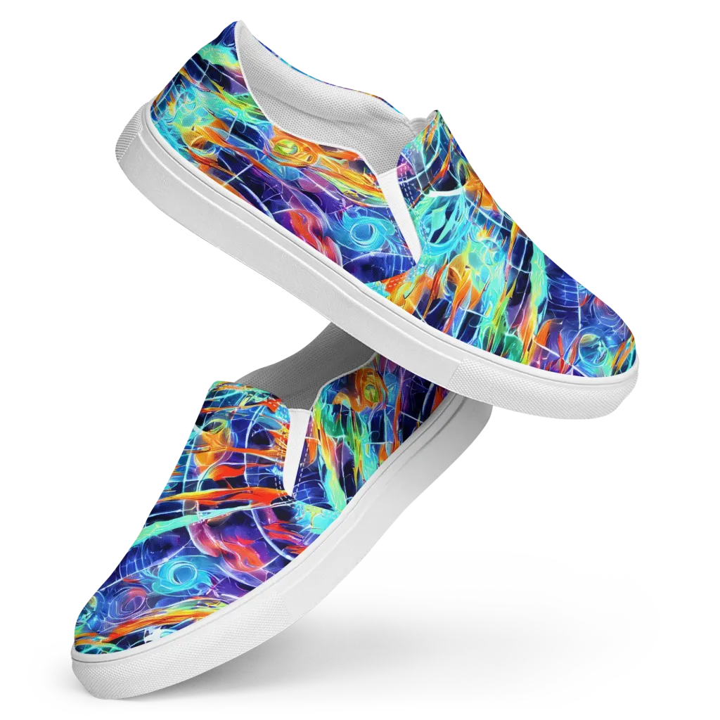 Stellar Crossfire on Women's Slip-On Canvas Shoes — Front