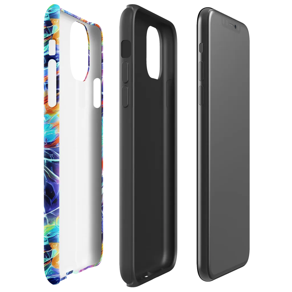 Stellar Crossfire on Tough Case for iPhone® — Right