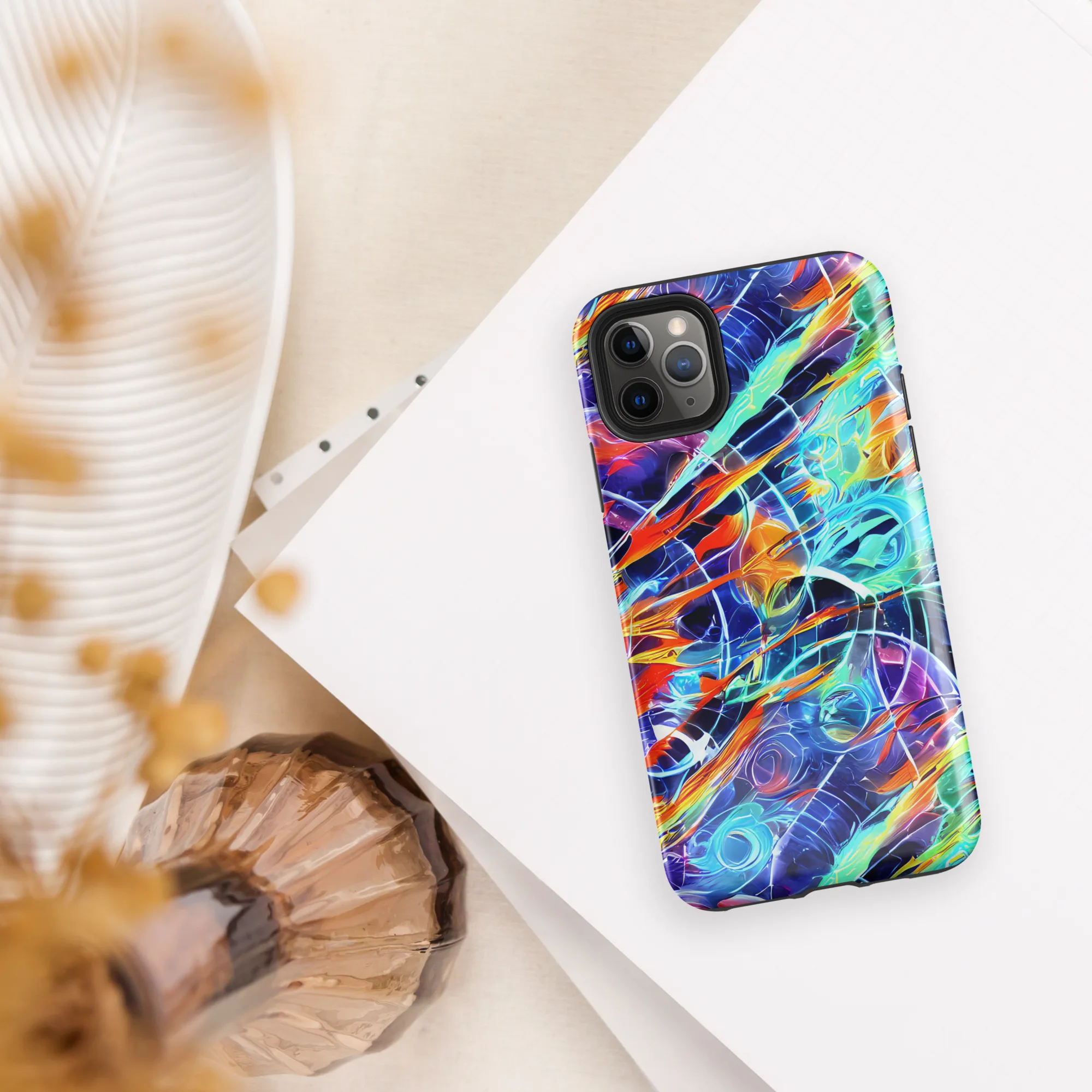 Stellar Crossfire on Tough Case for iPhone® — Front