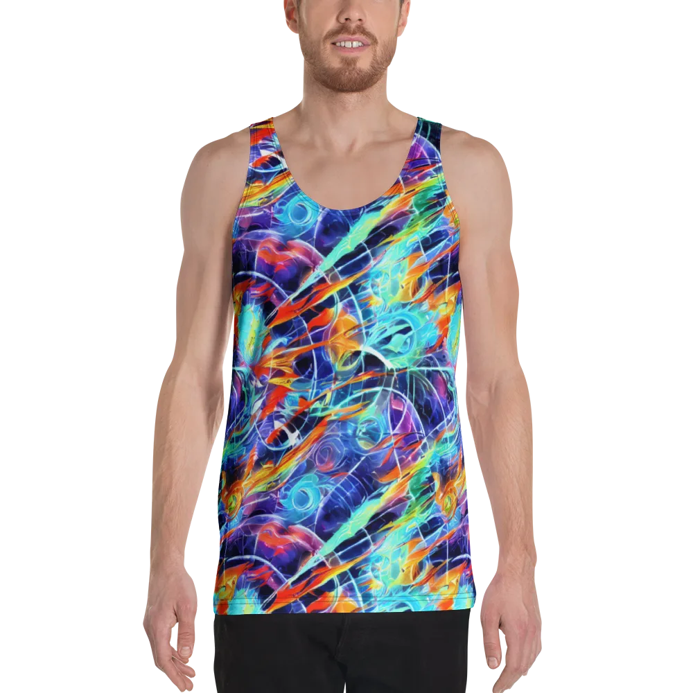Stellar Crossfire on Men's Tank Top — Front