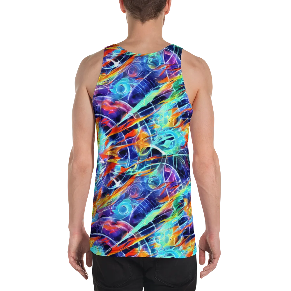 Stellar Crossfire on Men's Tank Top — Back