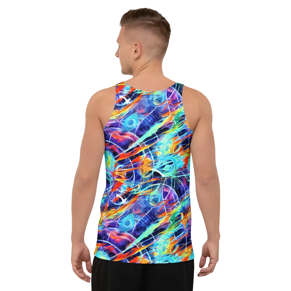 Stellar Crossfire on Men's Tank Top — Back