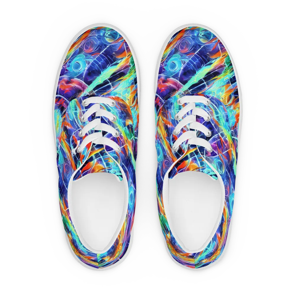Stellar Crossfire on Men's Lace-Up Canvas Shoes — Front