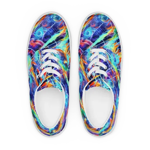 Stellar Crossfire on a Men's Lace-Up Canvas Shoes