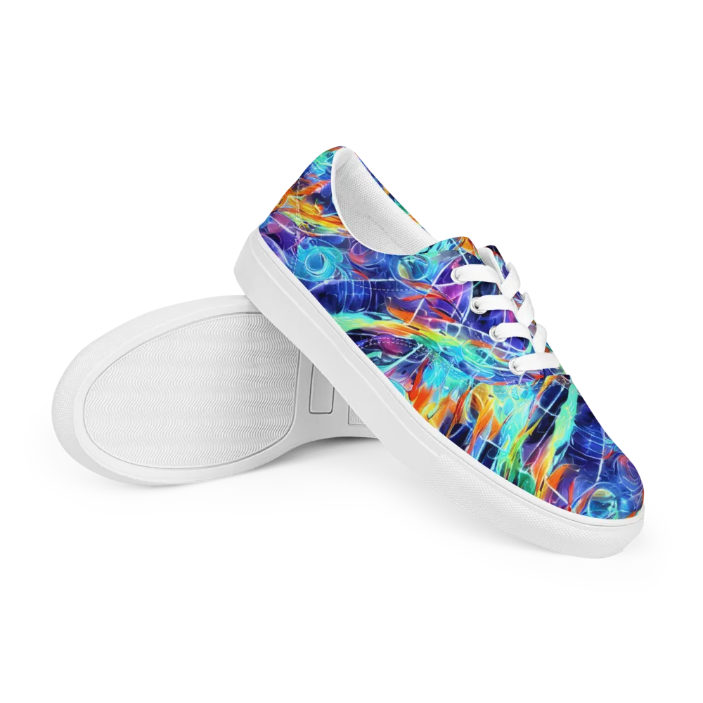 Stellar Crossfire on Men's Lace-Up Canvas Shoes — Right Front