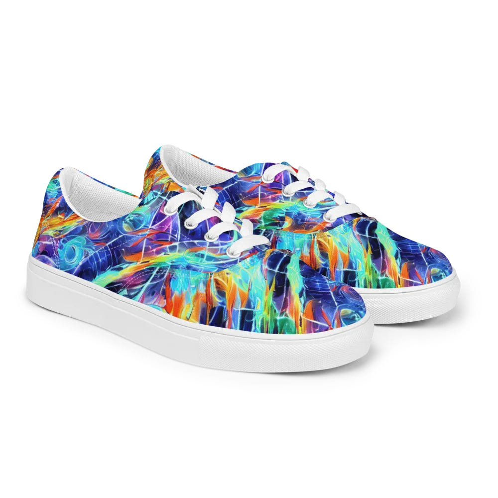 Stellar Crossfire on Men's Lace-Up Canvas Shoes — Right Front