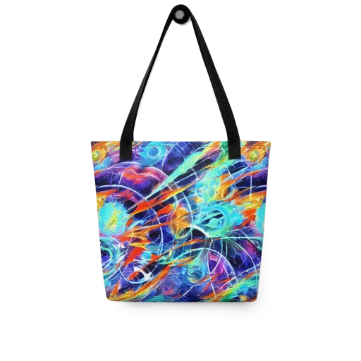 Stellar Crossfire on a Tote Bag