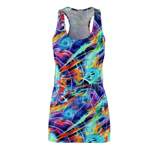 Stellar Crossfire on a Racerback Dress