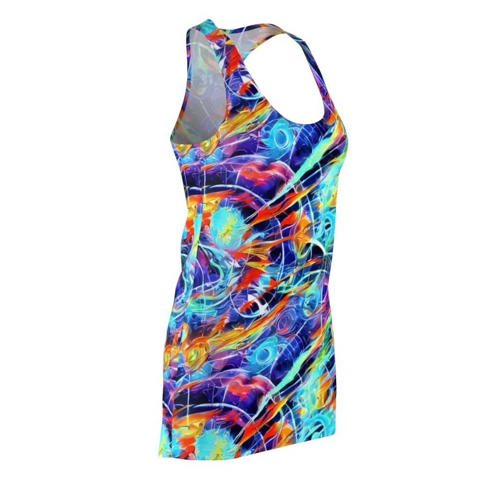 Stellar Crossfire on Racerback Dress — Front Side
