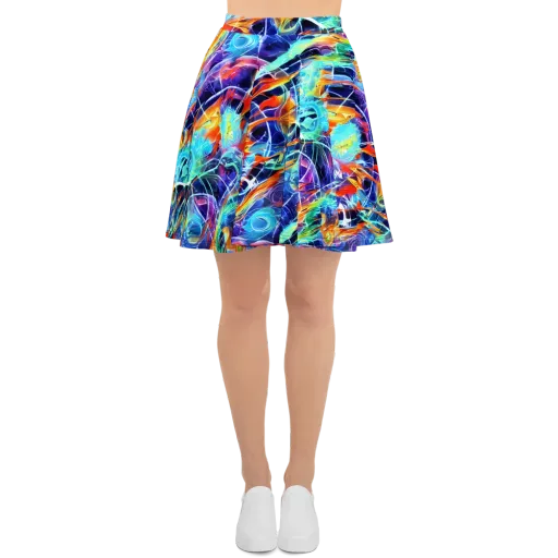 Stellar Crossfire on a Skater Skirt
