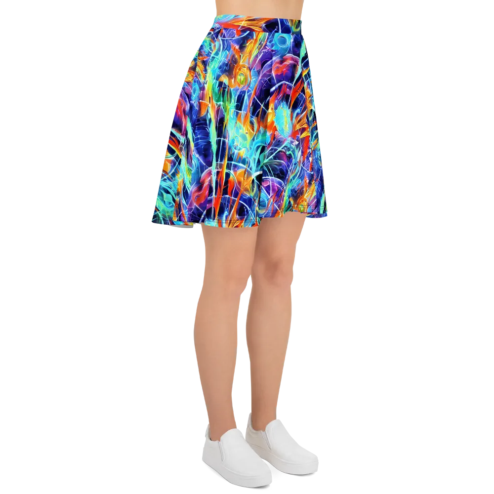Stellar Crossfire on Skater Skirt — Right