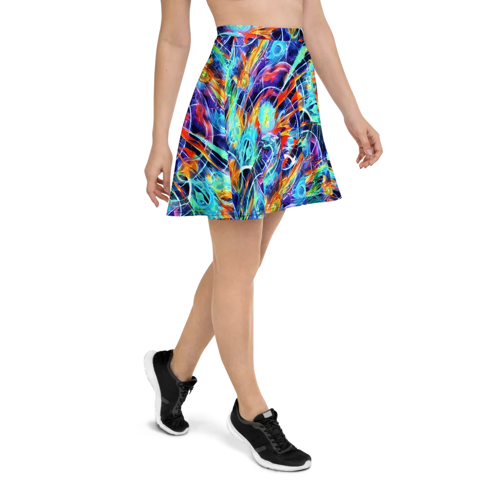 Stellar Crossfire on Skater Skirt — Right