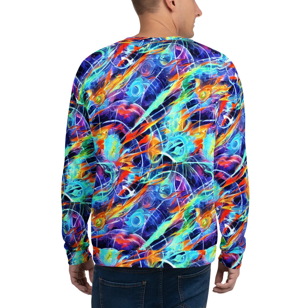 Stellar Crossfire on Sweatshirt — Back