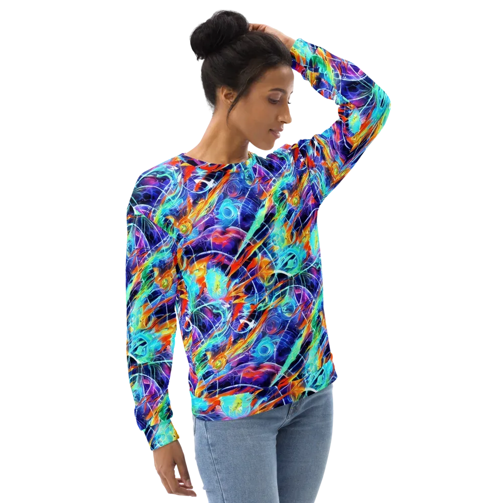 Stellar Crossfire on Sweatshirt — Right Front