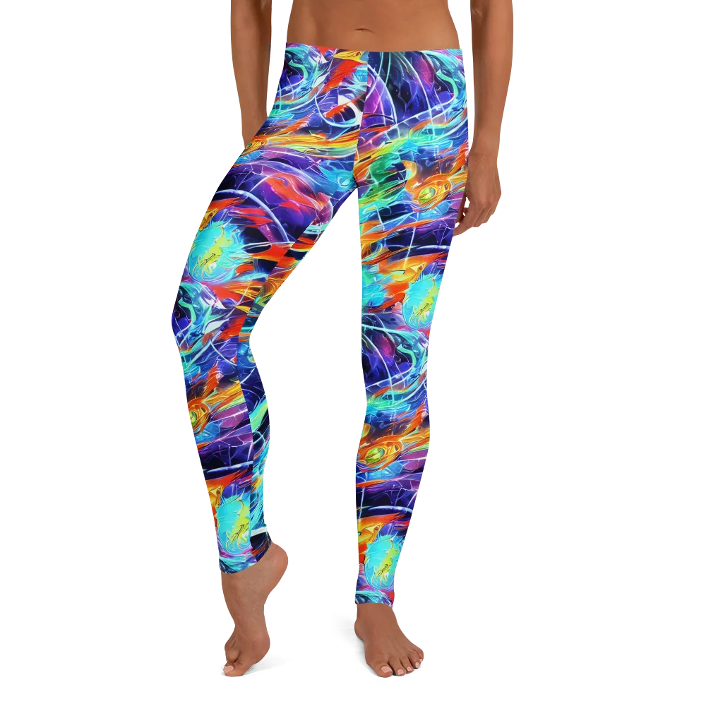 Stellar Crossfire on Leggings — Front