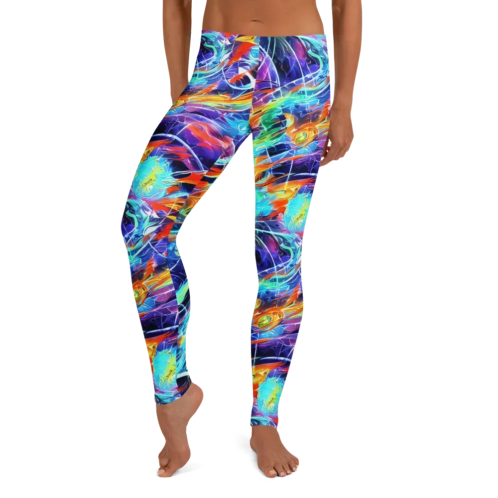 Stellar Crossfire on Leggings — Front