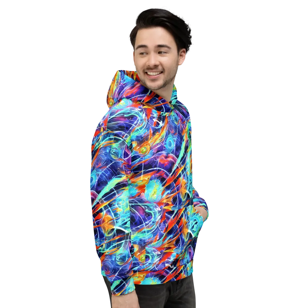Stellar Crossfire on Hoodie — Right