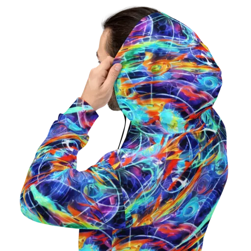 Stellar Crossfire on a Hoodie
