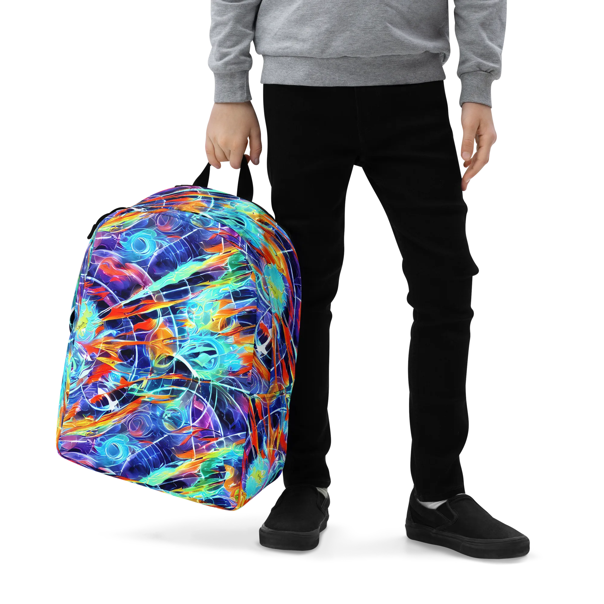 Stellar Crossfire on Minimalist Backpack — Zoomed-in