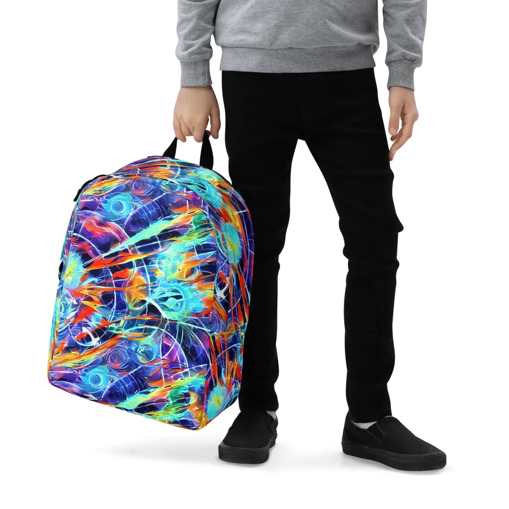 Stellar Crossfire on Minimalist Backpack — Zoomed-in