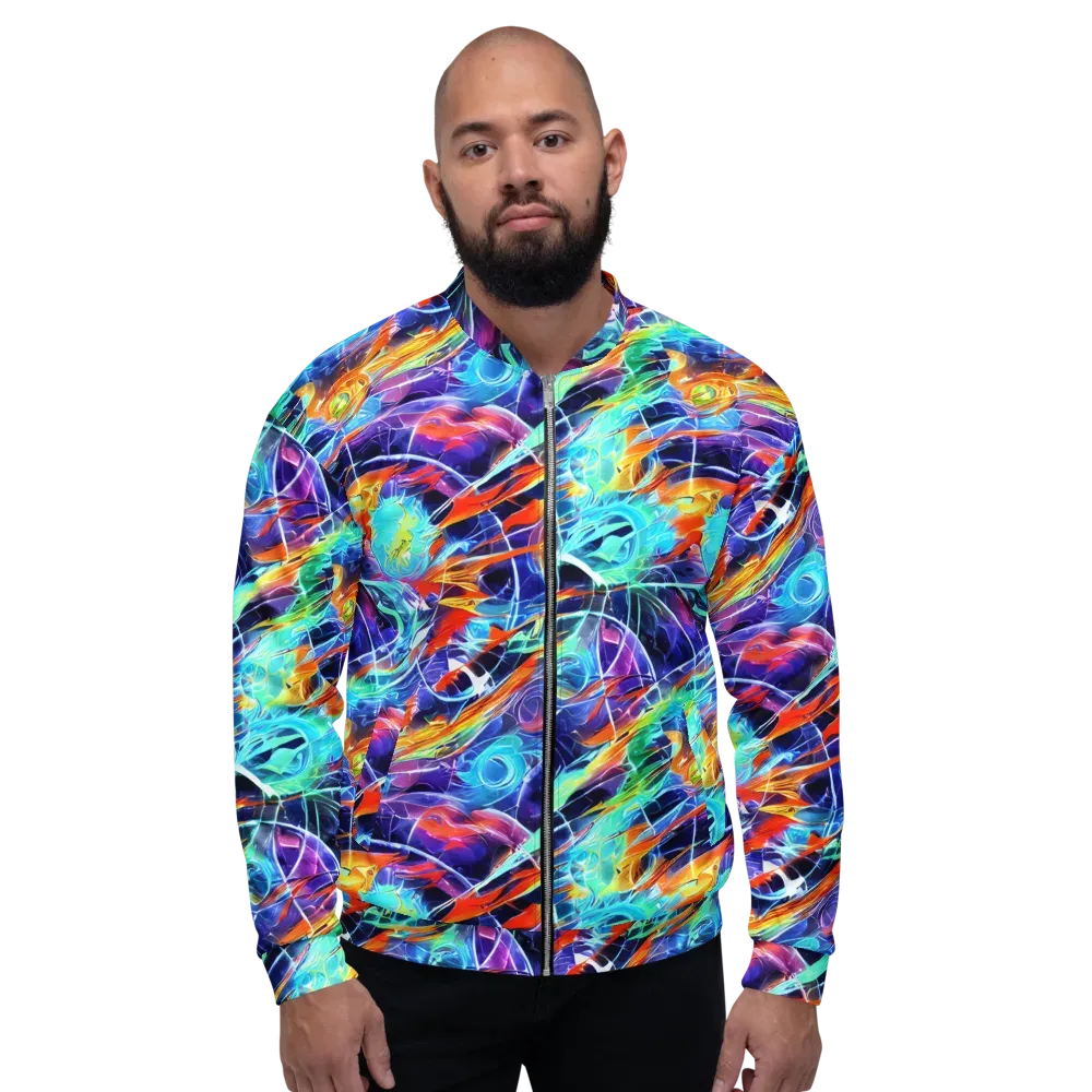 Stellar Crossfire on Bomber Jacket — Front
