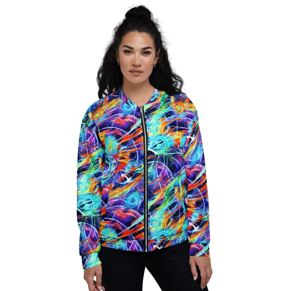 Stellar Crossfire on Bomber Jacket — Front
