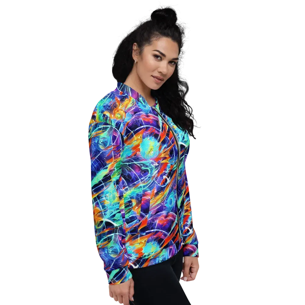 Stellar Crossfire on Bomber Jacket — Right