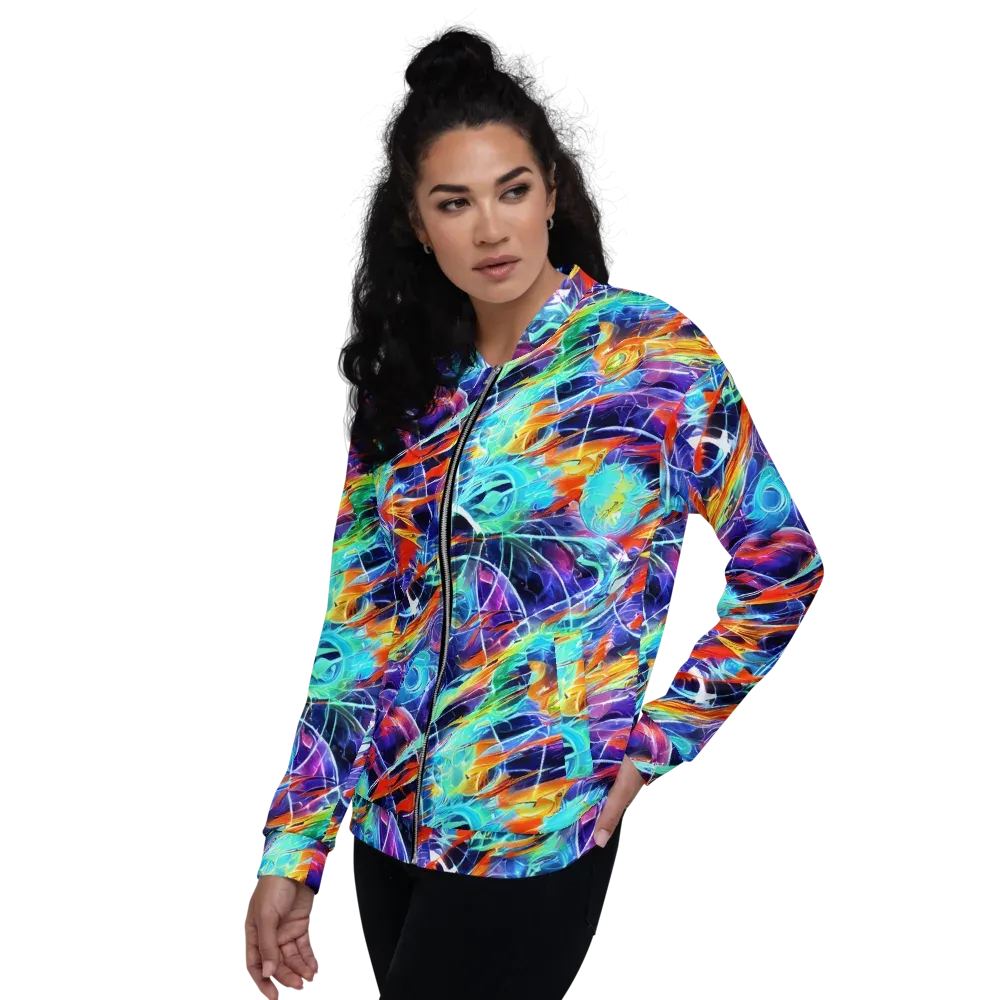 Stellar Crossfire on Bomber Jacket — Left