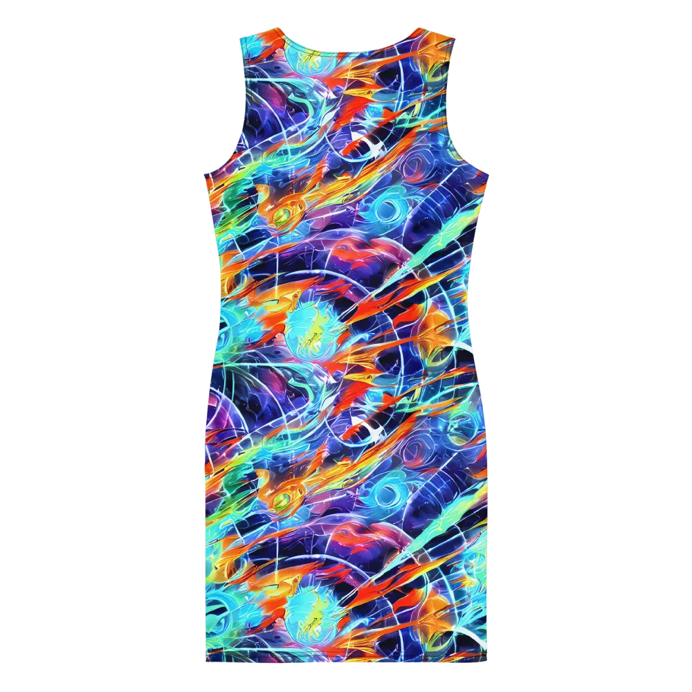 Stellar Crossfire on Bodycon Dress — Back