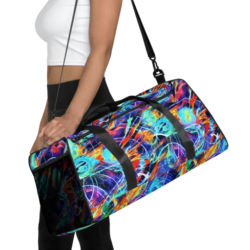 Stellar Crossfire on a Duffle Bag