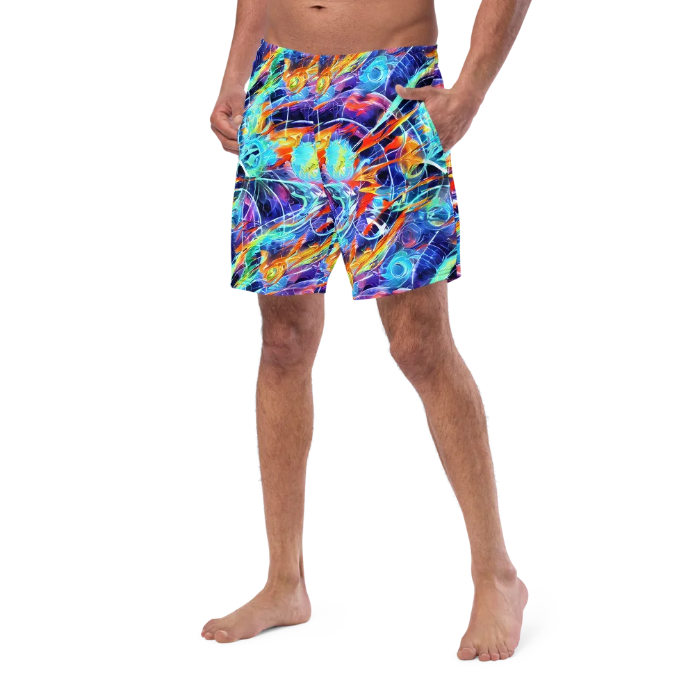 Stellar Crossfire on Swim Trunks — Left Front