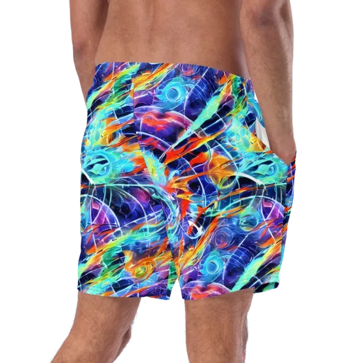 Stellar Crossfire on a Swim Trunks